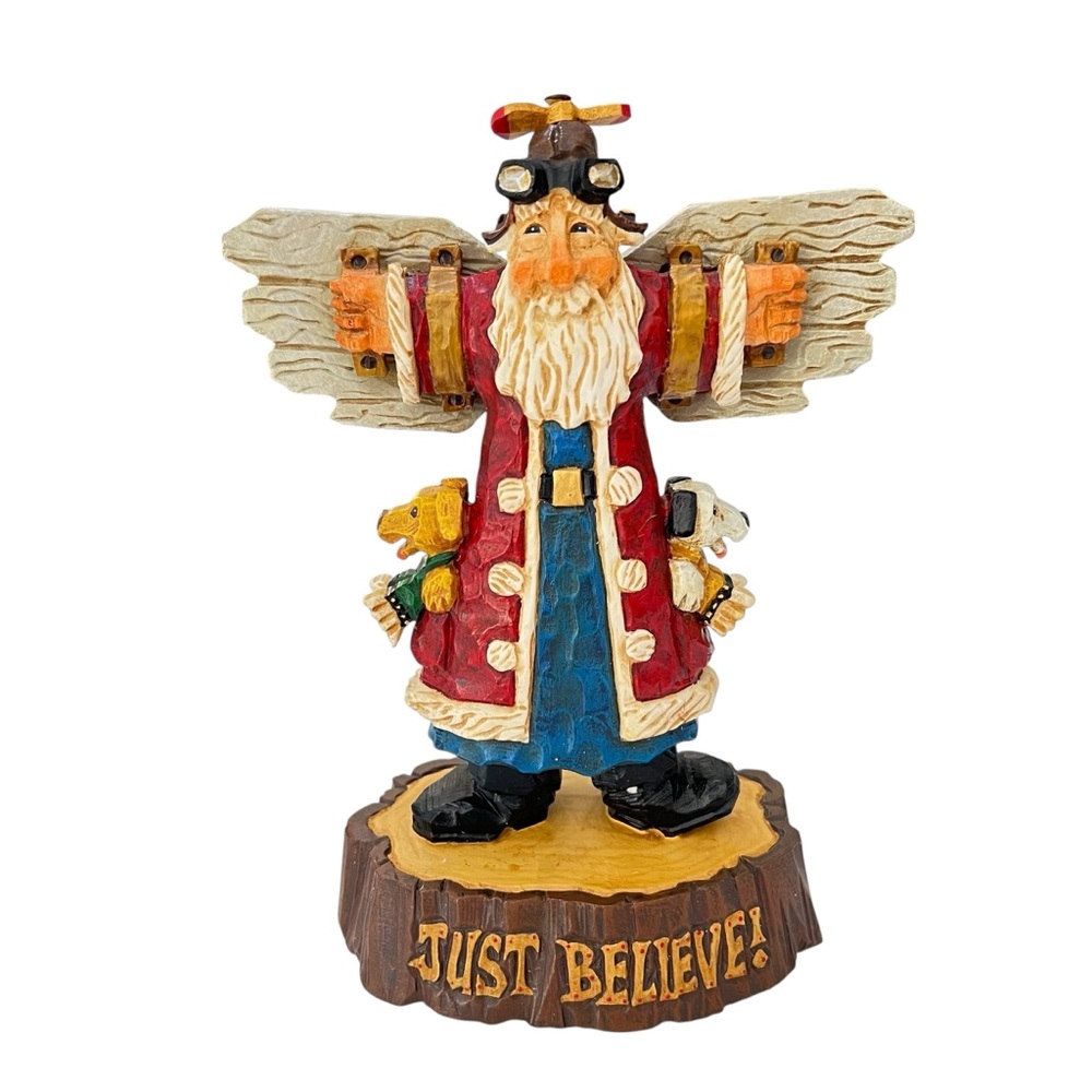 David Fryman Just Believe Christmas Figure DF 2000-03 Signed 2003 Hand Painted